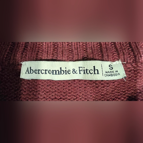 Abercrombie Full Zip Sweater Cardigan Size Small - Picture 2 of 7